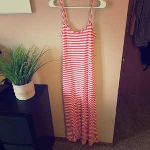 Strappy Striped Maxi